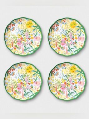 Roller Rabbit x Target Vacation Melamine Dinner Plates - Set of 4